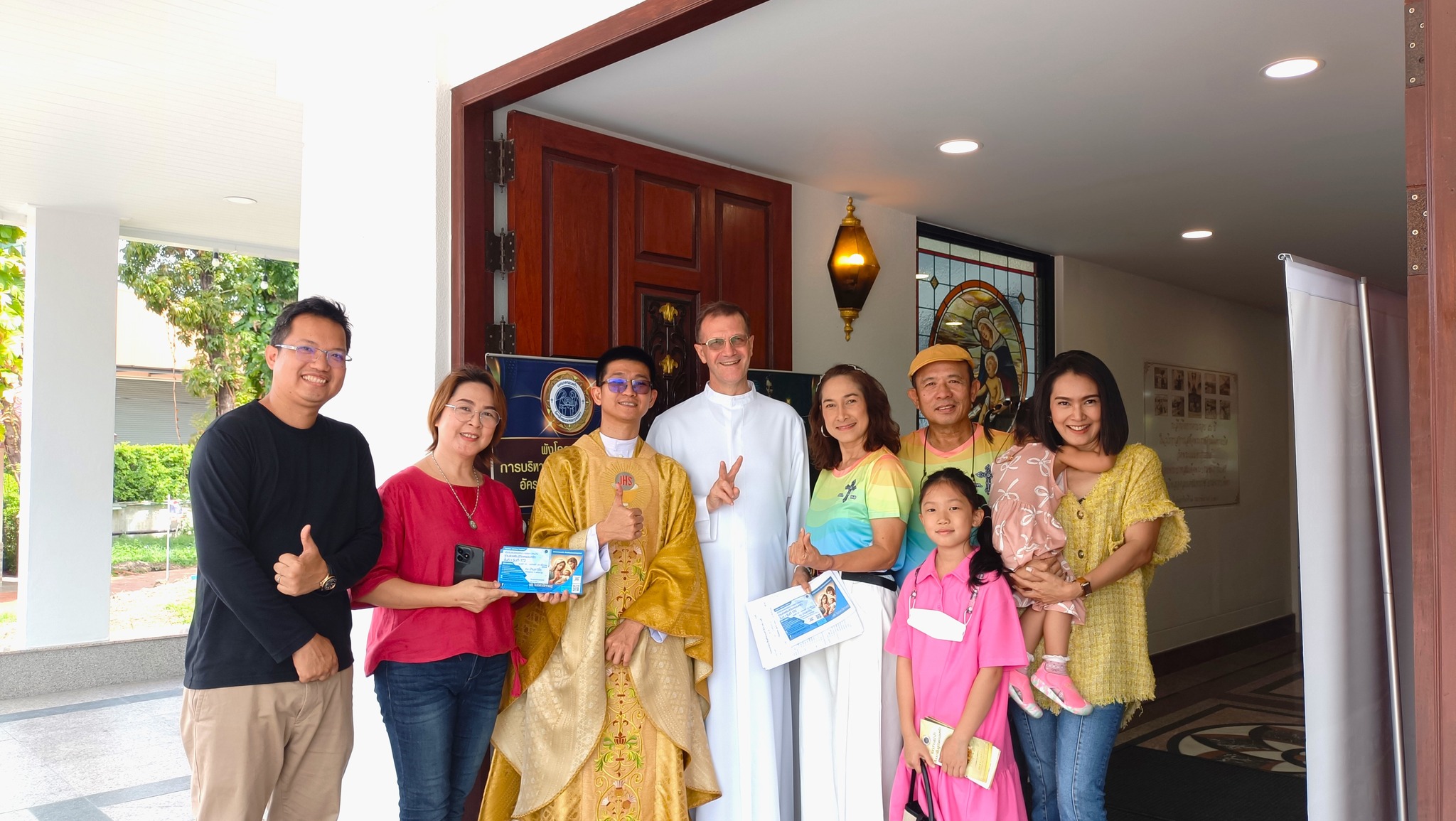 เยี่ยมเยือนและประชาสัมพันธ์งานอภิบาลครอบครัววัดพระแม่มหาการุณย์ นนทบุรี